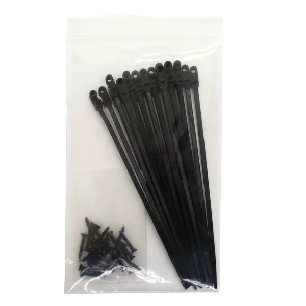 Screw-Mounted Zip Ties (Pack of 25)